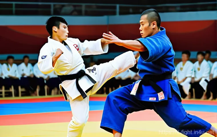 격투기 도복 선택 가이드 - **Prompt:** A dynamic, close-up shot of a determined female Brazilian Jiu-Jitsu (BJJ) practitioner, ...